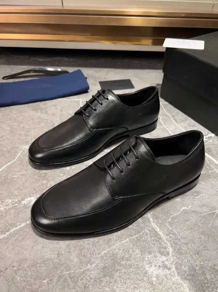 hype Prada Leather Shoes