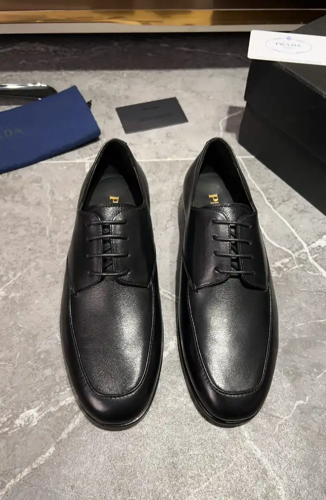 hype Prada Leather Shoes