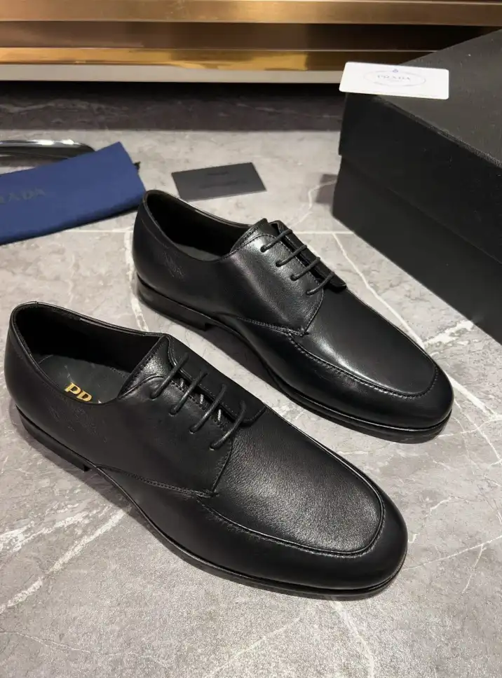 hype Prada Leather Shoes