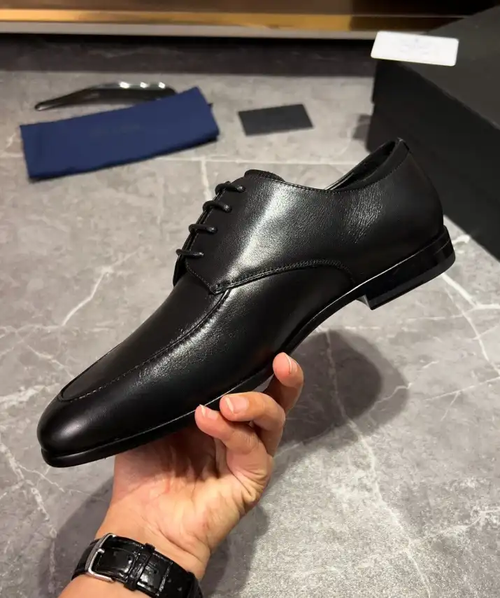 hype Prada Leather Shoes