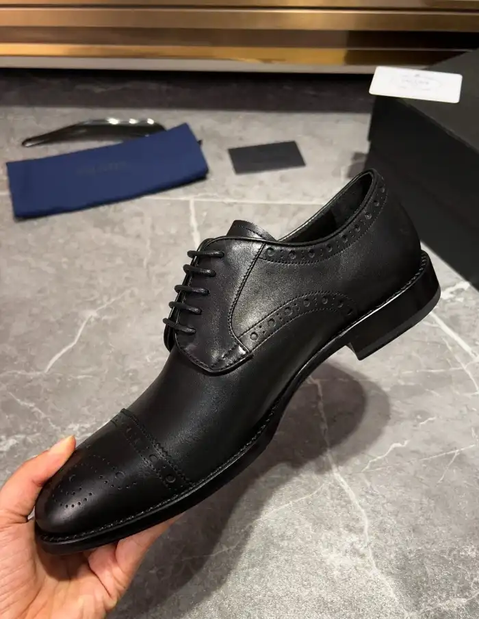 hype Prada Leather Shoes