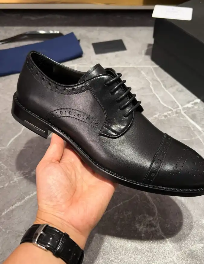 hype Prada Leather Shoes