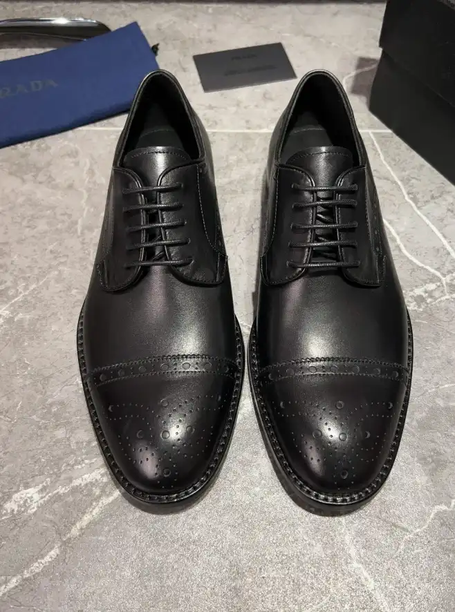 hype Prada Leather Shoes