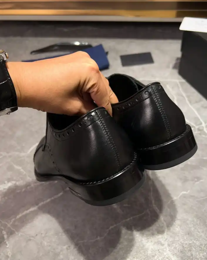 hype Prada Leather Shoes