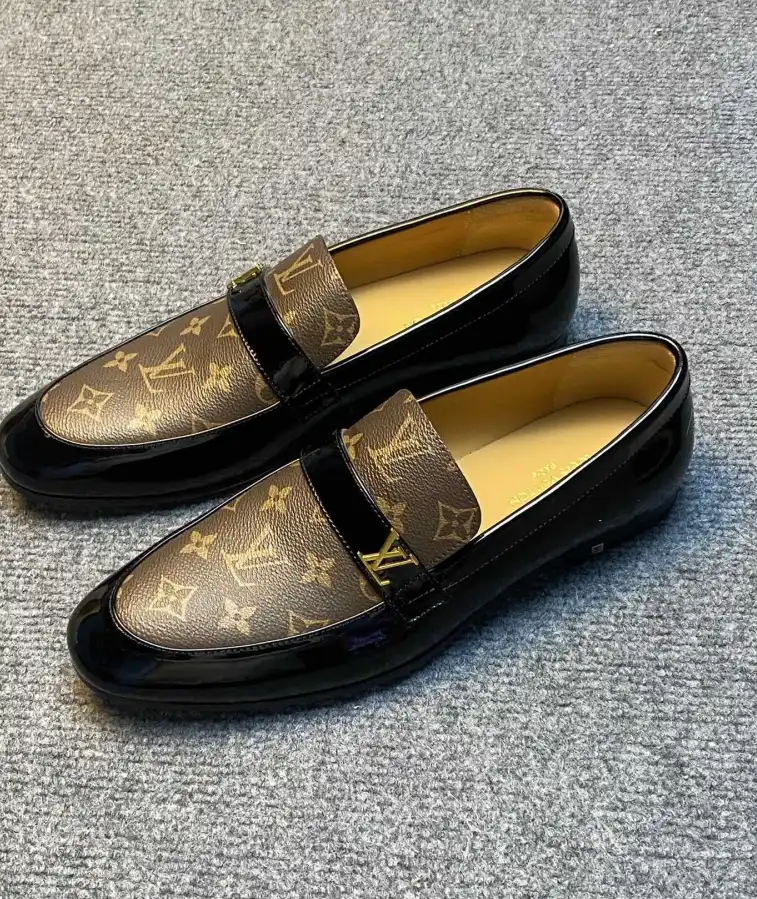 hype LV Leather Shoes