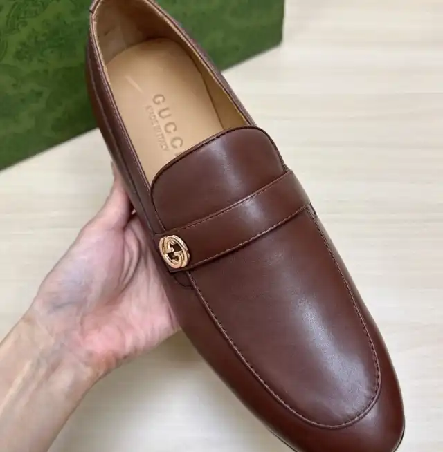 hype Gucci Leather Shoes