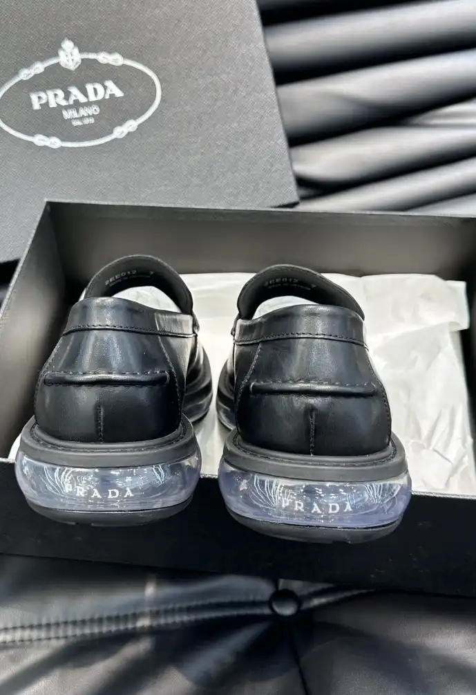 hype Prada Leather Shoes