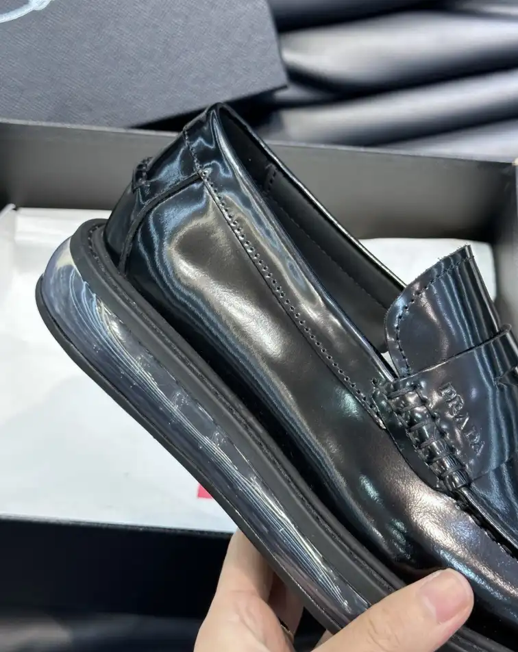 hype Prada Leather Shoes