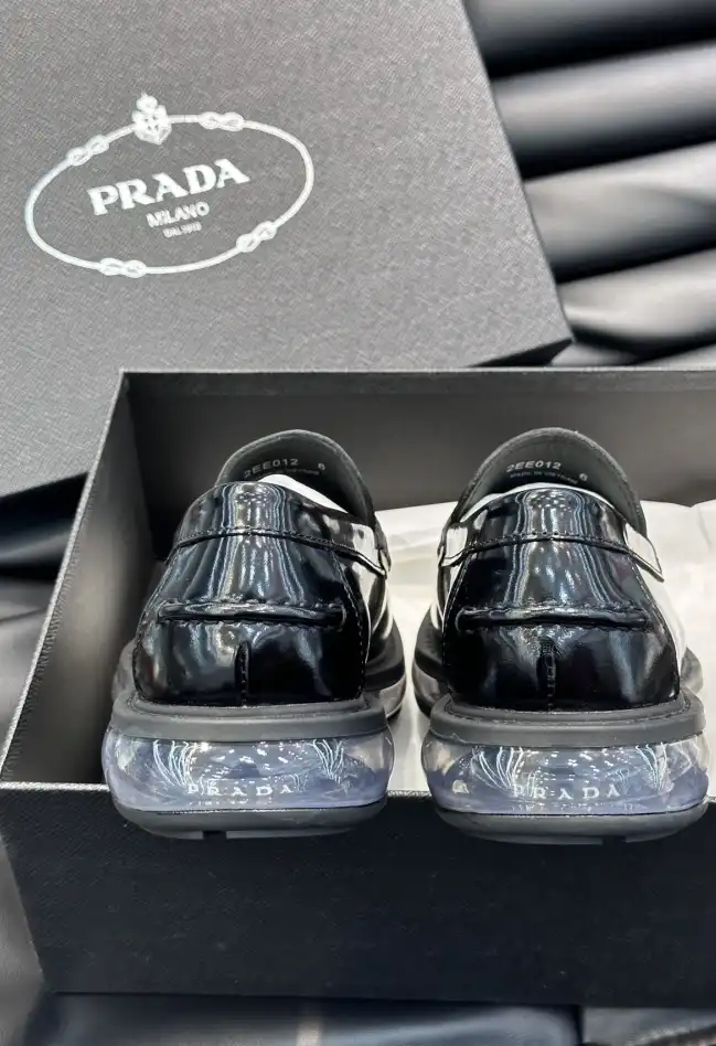 hype Prada Leather Shoes