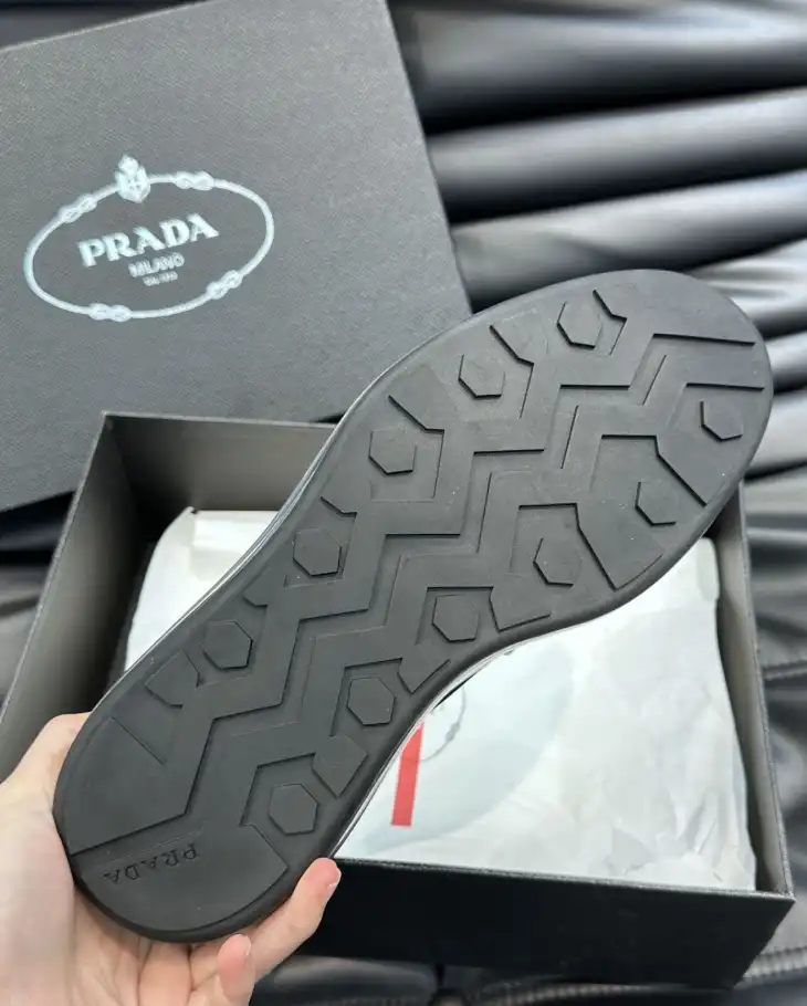 hype Prada Leather Shoes