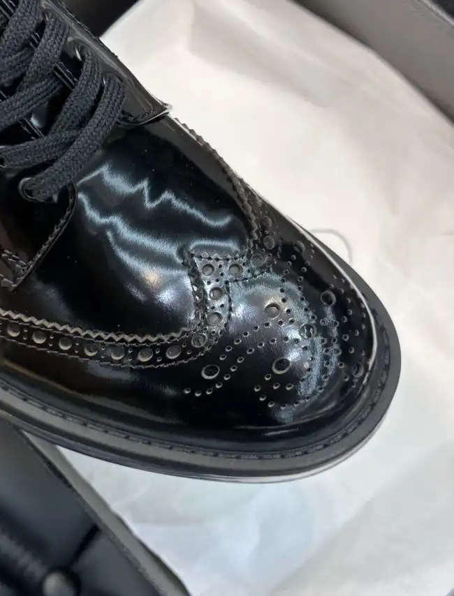 hype Prada Leather Shoes