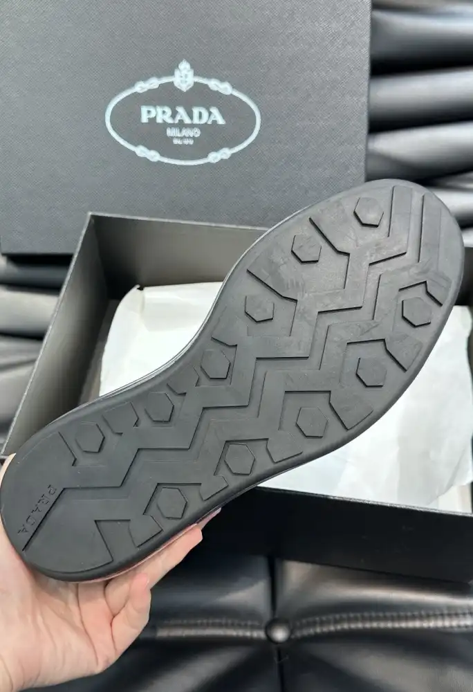 hype Prada Leather Shoes