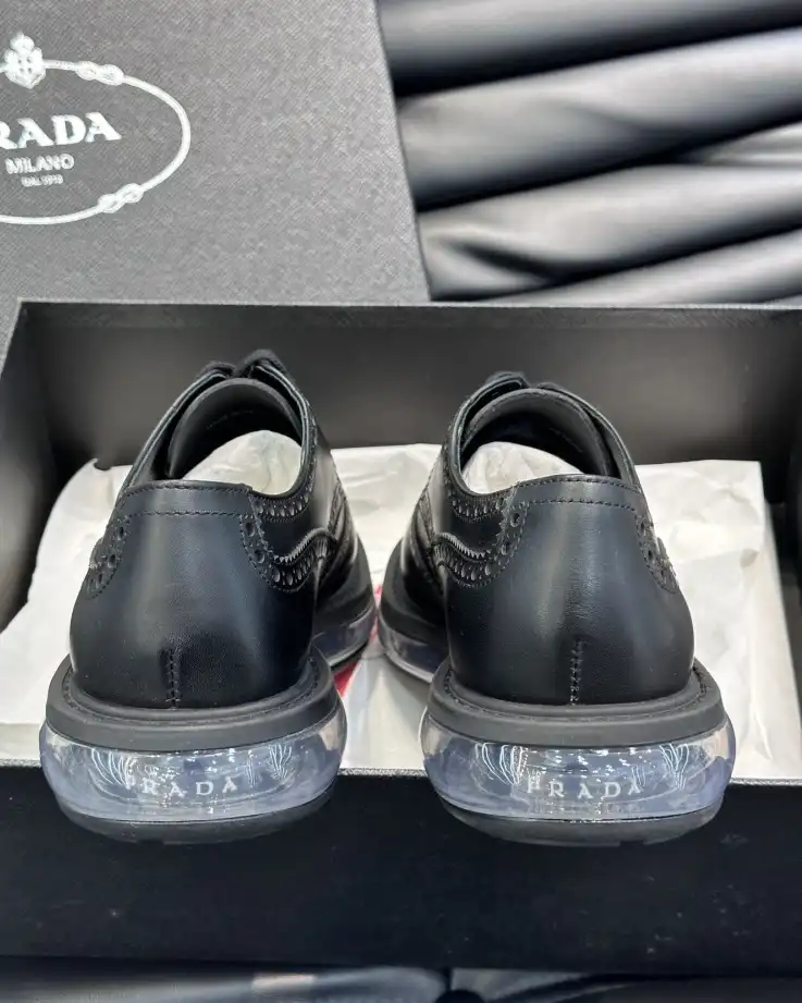 hype Prada Leather Shoes