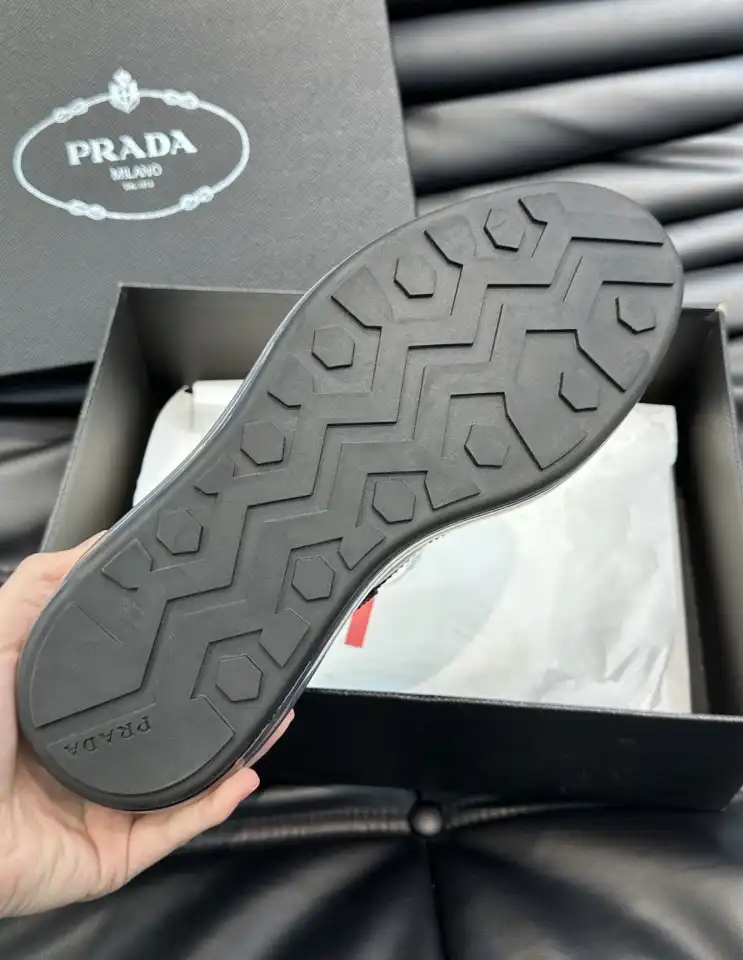 hype Prada Leather Shoes