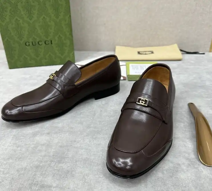 hype Gucci Leather Shoes