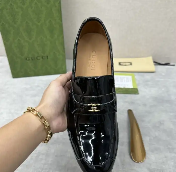 hype Gucci Leather Shoes