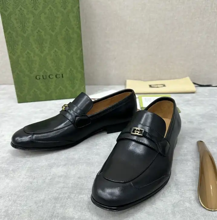 hype Gucci Leather Shoes