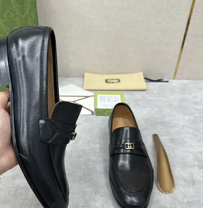 hype Gucci Leather Shoes