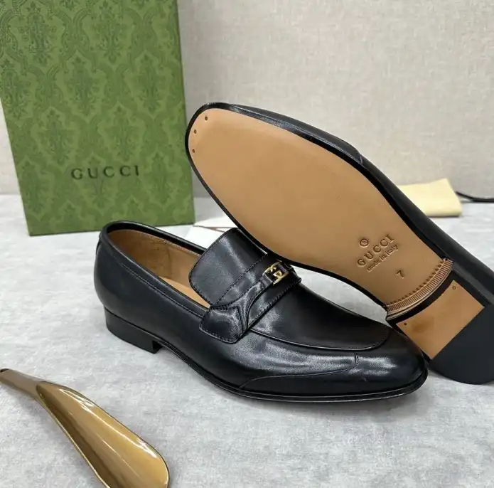 hype Gucci Leather Shoes