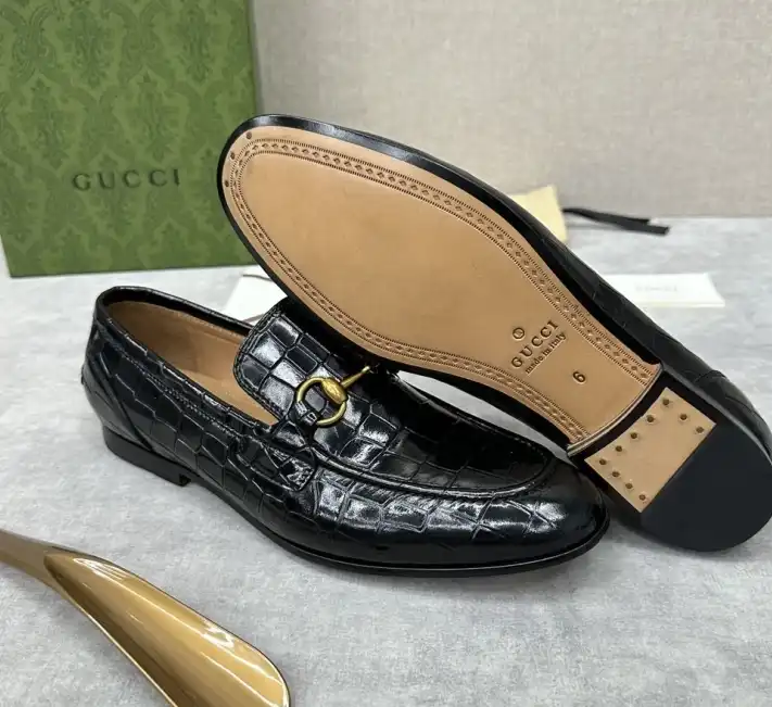 hype Gucci Leather Shoes