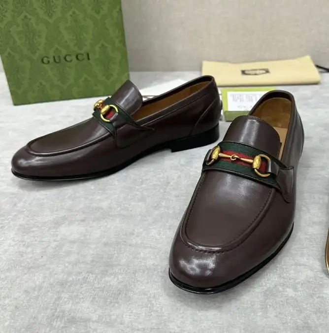 hype Gucci Leather Shoes