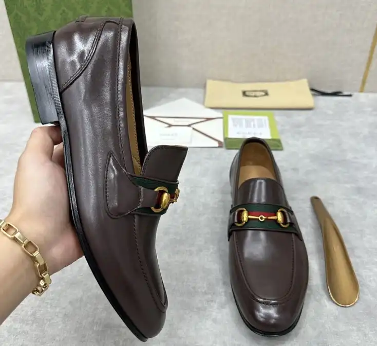 hype Gucci Leather Shoes