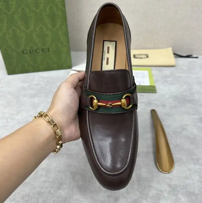 hype Gucci Leather Shoes