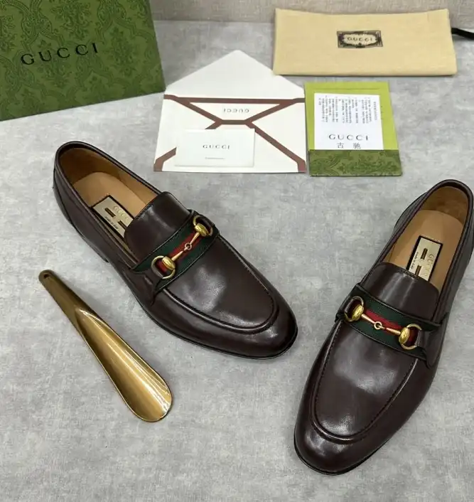 hype Gucci Leather Shoes