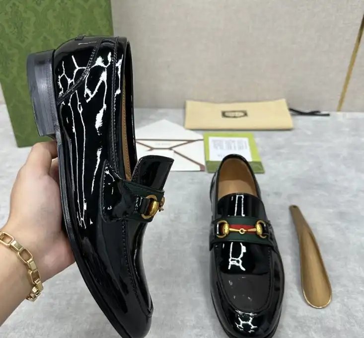 hype Gucci Leather Shoes