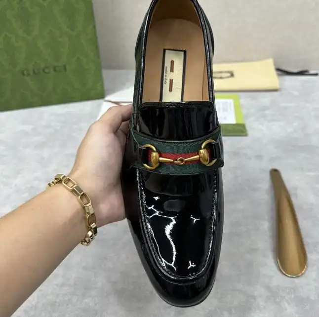 hype Gucci Leather Shoes