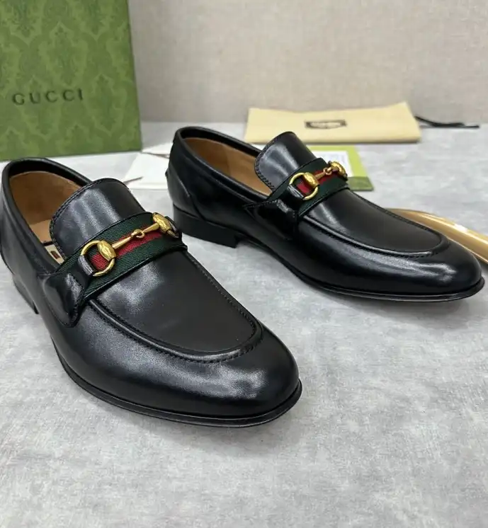 hype Gucci Leather Shoes