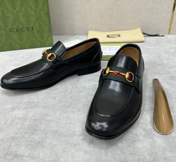 hype Gucci Leather Shoes