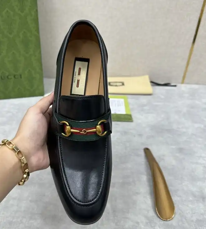 hype Gucci Leather Shoes