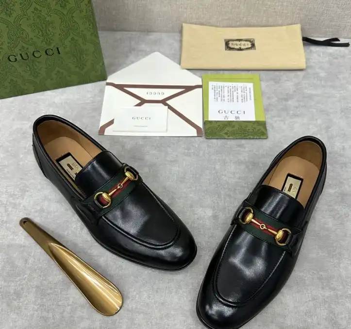 hype Gucci Leather Shoes