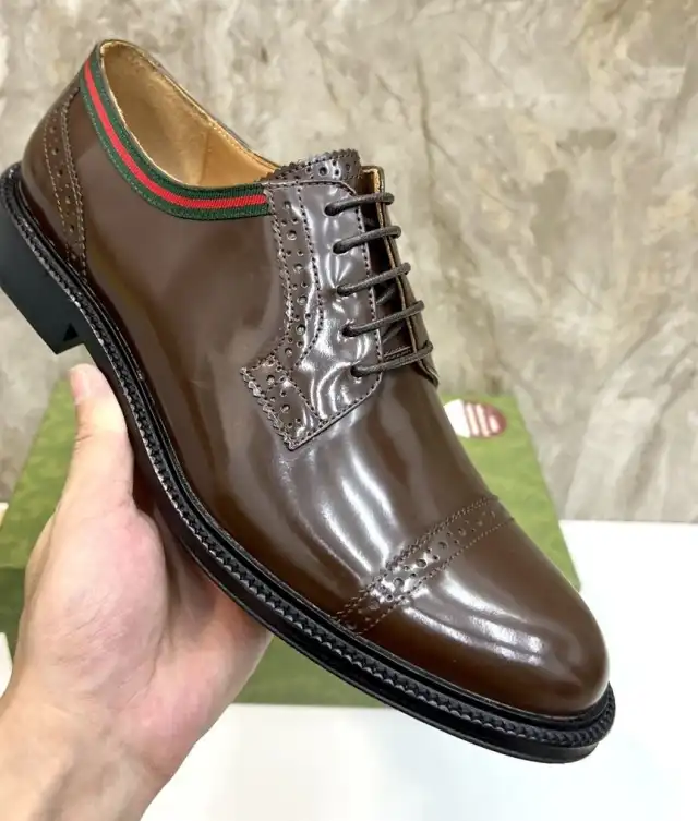 hype Gucci Leather Shoes