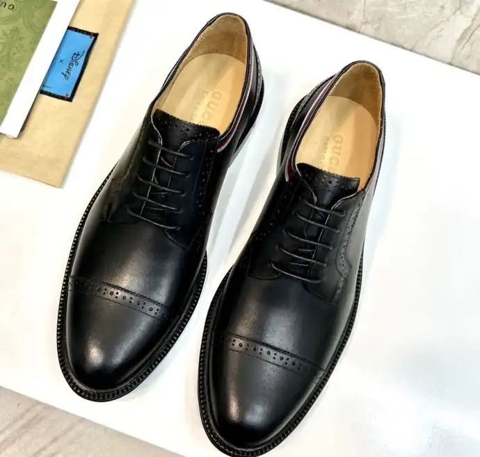 hype Gucci Leather Shoes