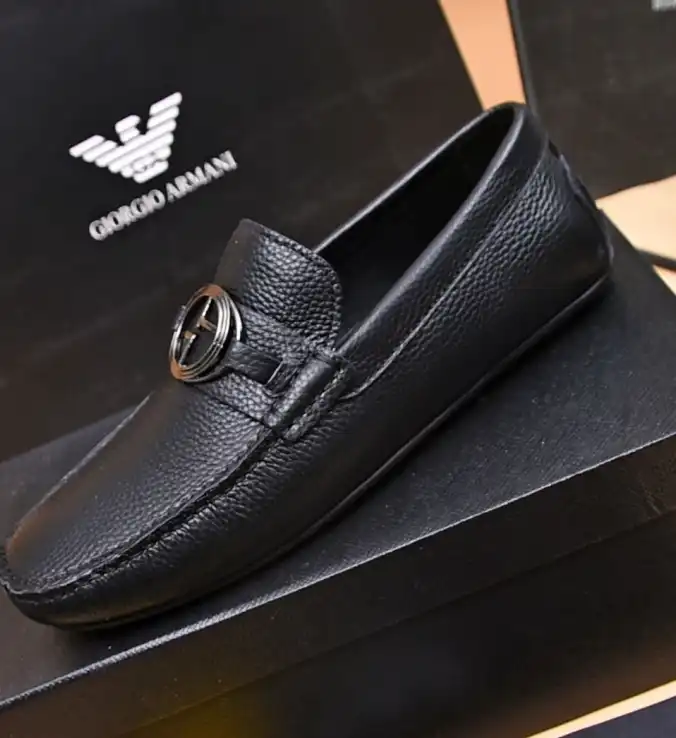 hype Armani Leather Shoes