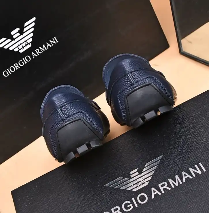 hype Armani Leather Shoes