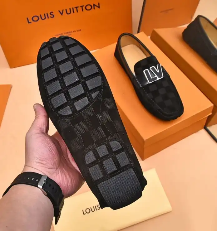 hype LV Leather Shoes