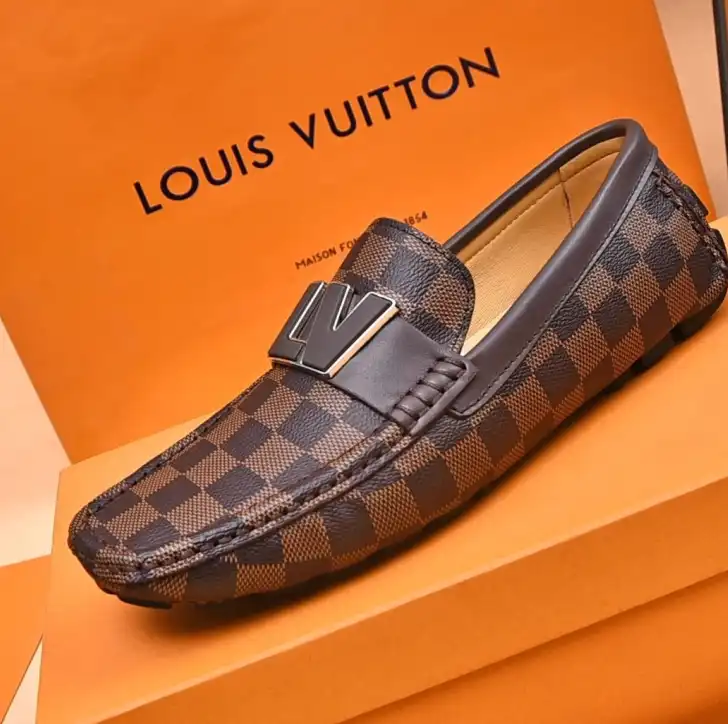 hype LV Leather Shoes