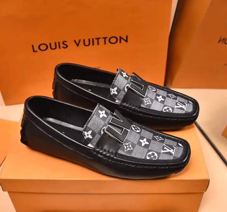 hype LV Leather Shoes