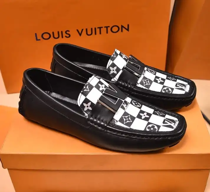 hype LV Leather Shoes