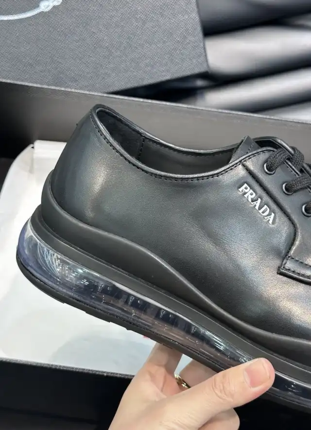 hype Prada Leather Shoes