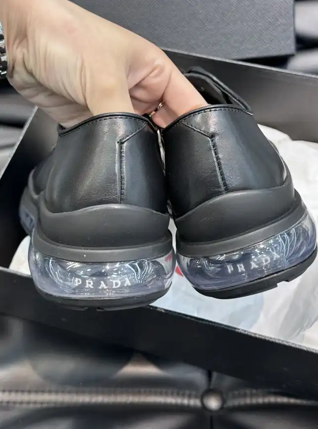 hype Prada Leather Shoes