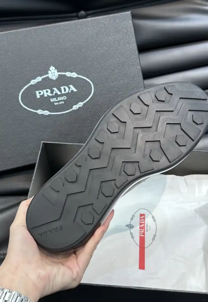 hype Prada Leather Shoes