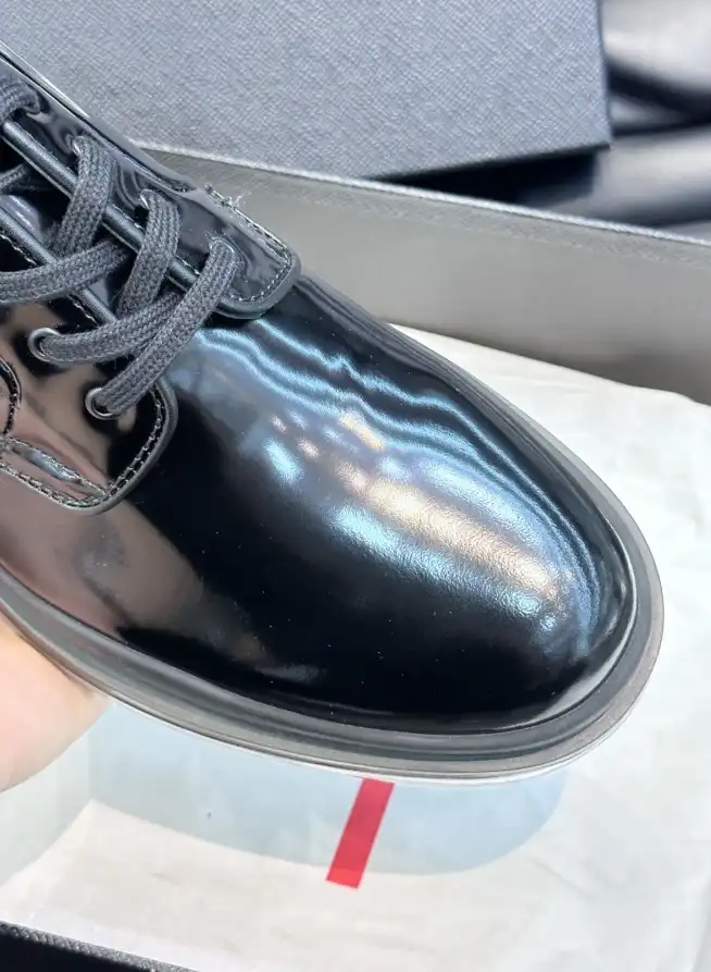 hype Prada Leather Shoes