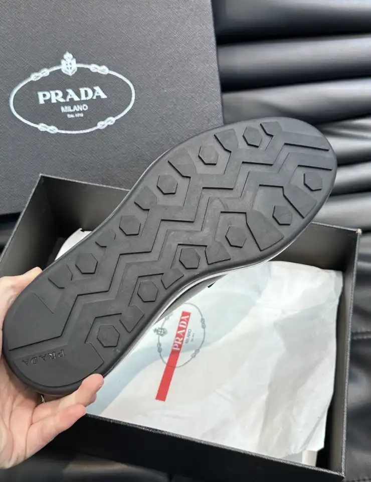 hype Prada Leather Shoes