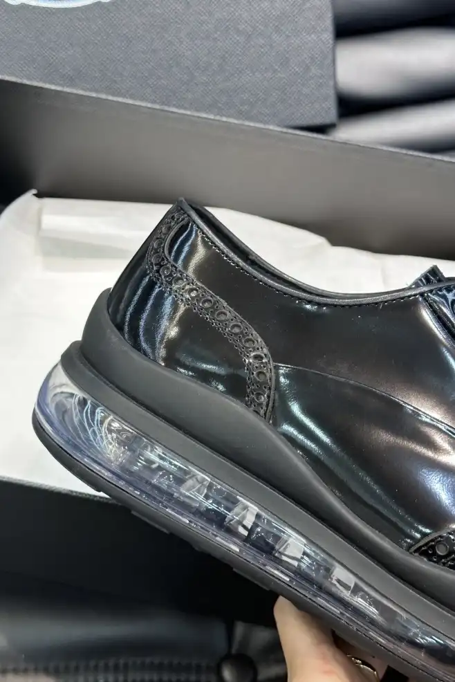 hype Prada Leather Shoes