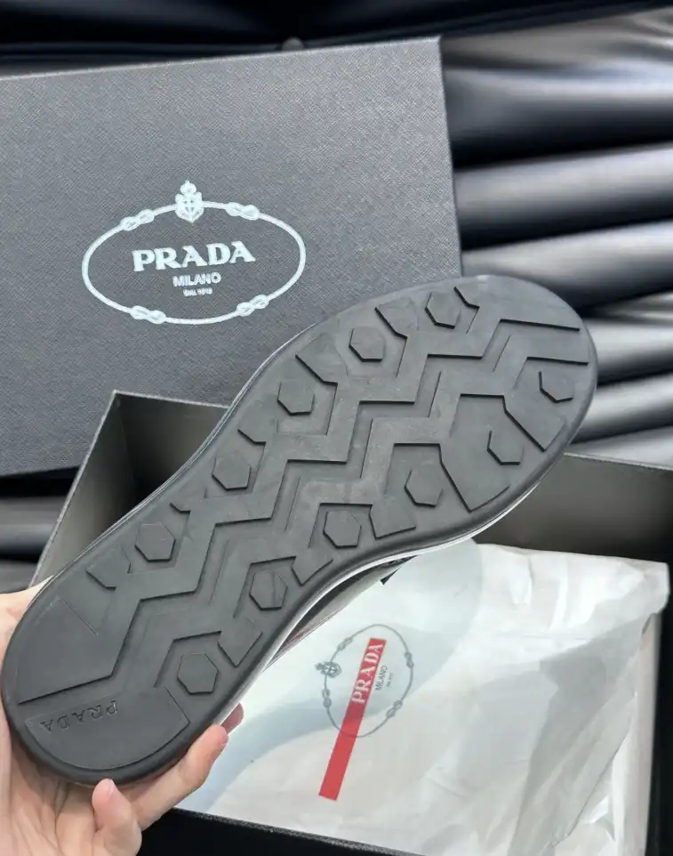 hype Prada Leather Shoes