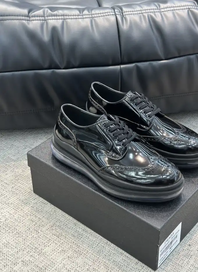 hype Prada Leather Shoes